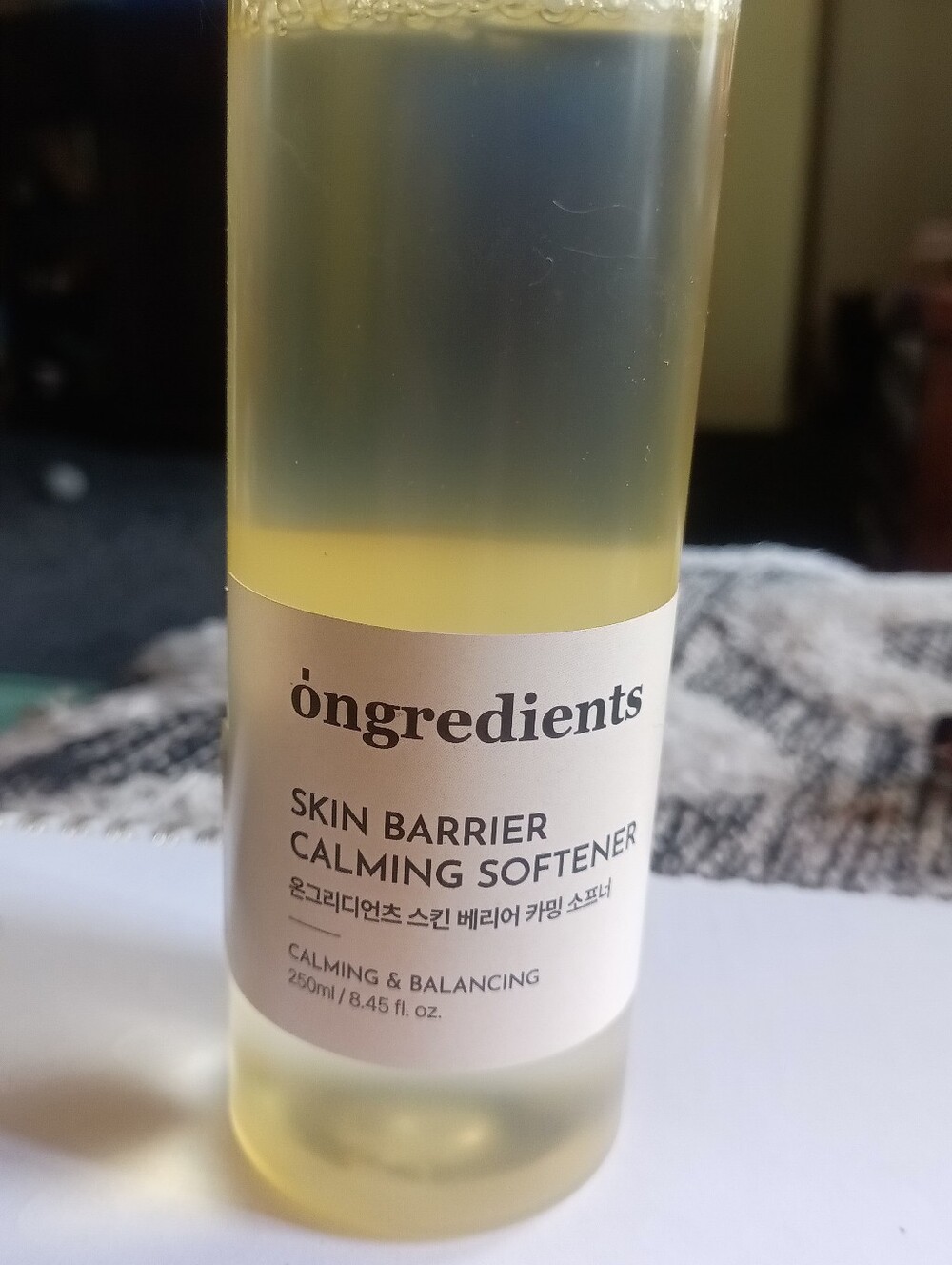 ongredients Skin Barrier Calming Softener Korean Skincare